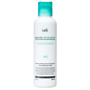 La`dor Бессульфатный протеиновый шампунь Keratin LPP Shampoo, 150 ml